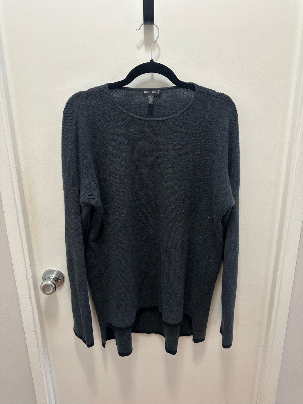 Eileen Fisher Charcoal Crewneck Sweater